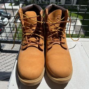 Women’s Timberland 6-inch Waterproof Boots in Wheat Nubuck